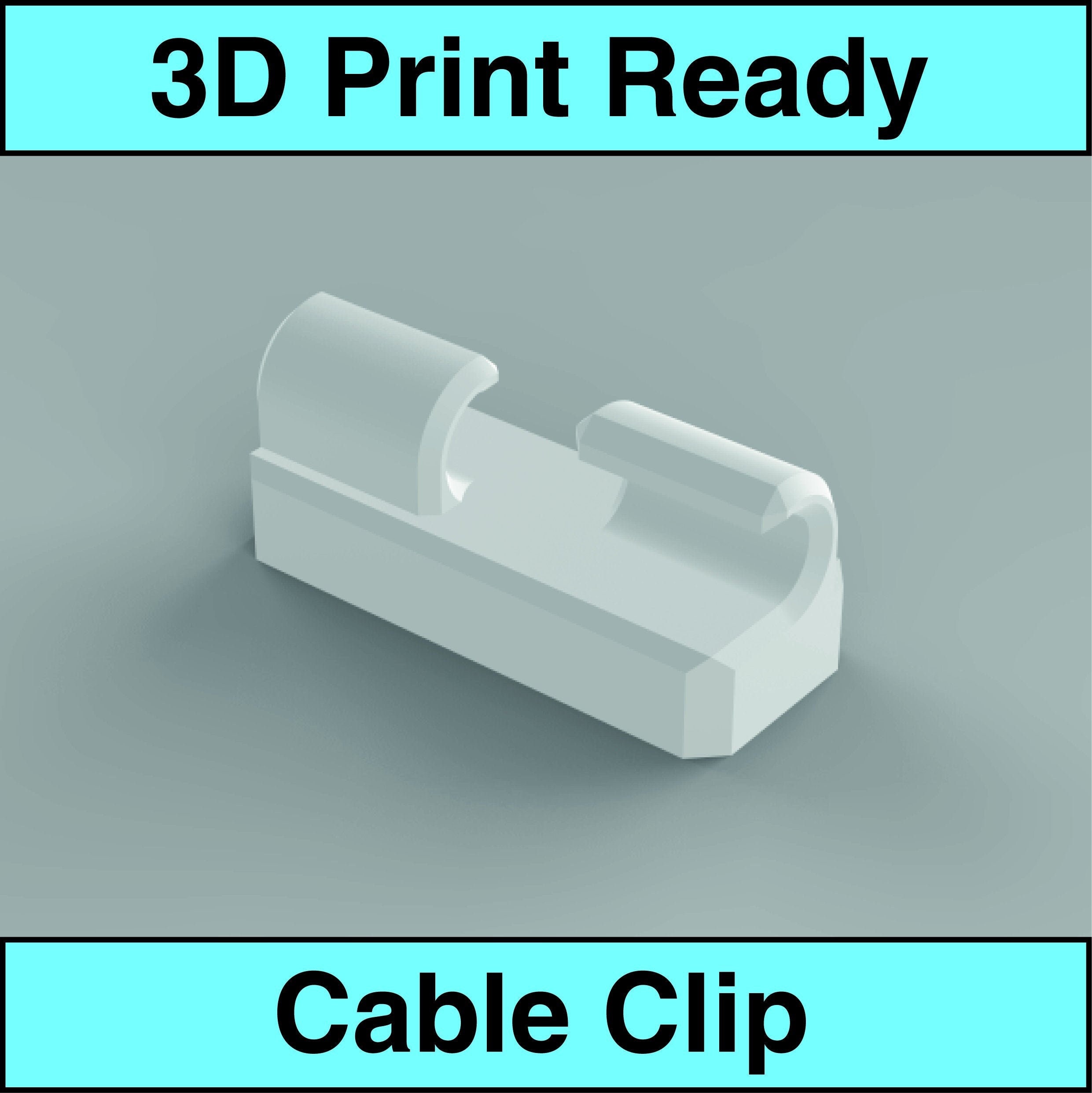 Free STL file Clip para ordenar cables 🔌・3D printing model to  download・Cults