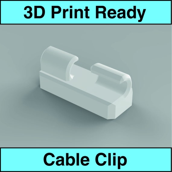 3D Printing Cable Clip STL File - Etsy Israel