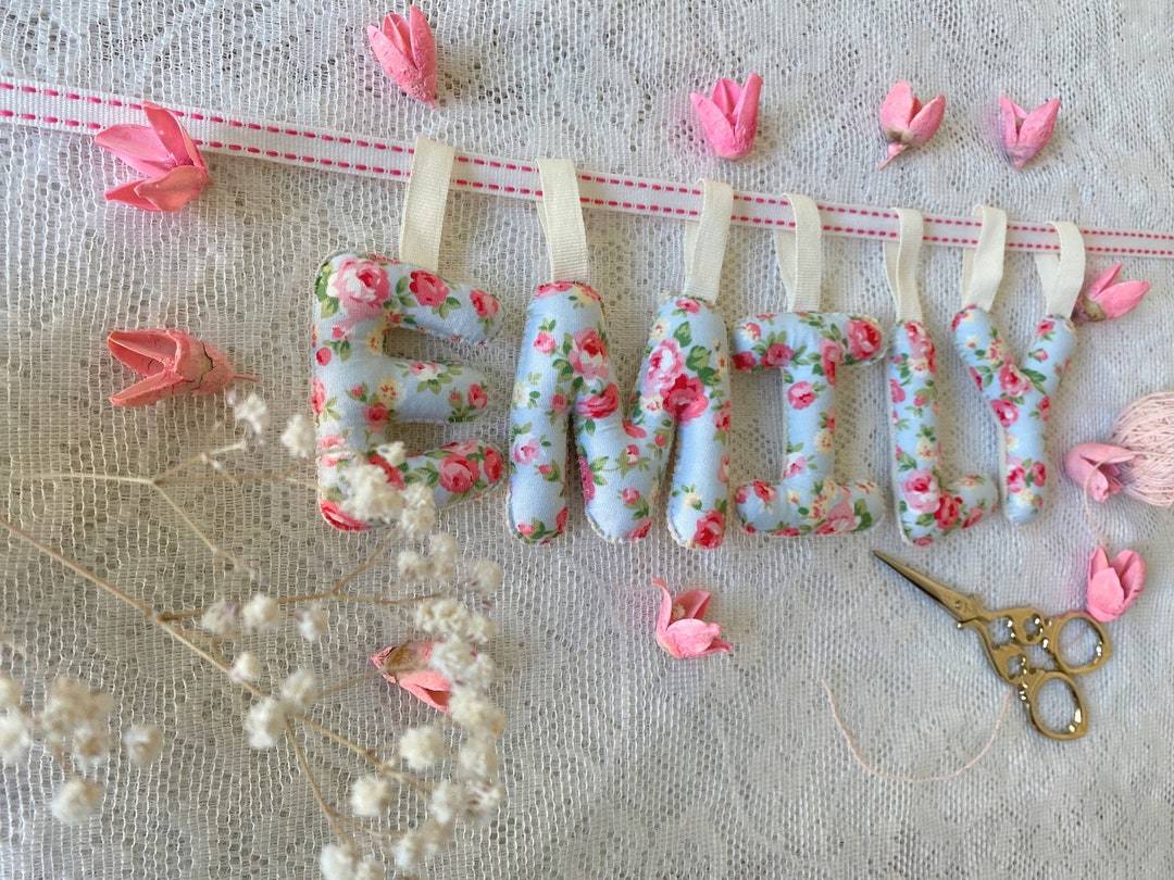Felt Namegarland, Garland, Felt Girl Garland Name Bunting, Name Garland, Wall Garland, Its A