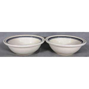Pfaltzgraff Windsong Rimmed 6&quot; Cereal Bowls Set Of 2 With Floral Design