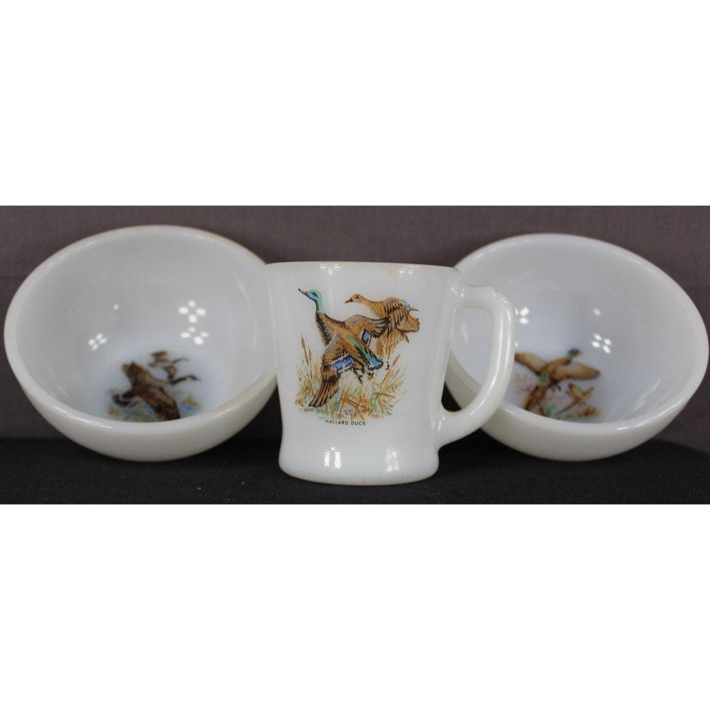 Fire King Game Birds - Etsy