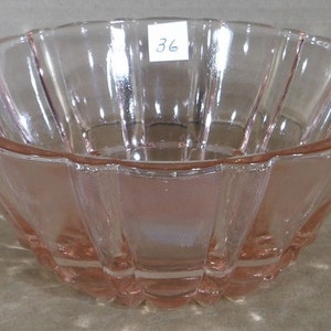Anchor Hocking Old Cafe Pink Depression Glass Candy Jar Only No Lid
