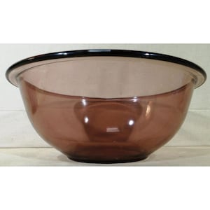 Pyrex Vintage Cranberry Glass Mixing Bowl #323 1.5 L By Corning