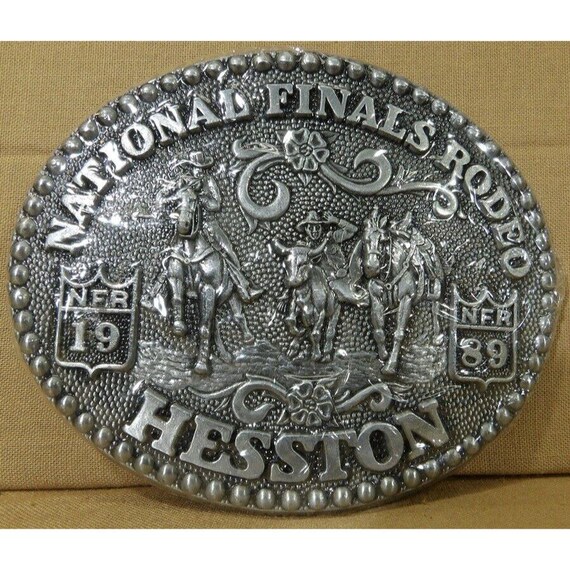 Horse Racing Hesston Belt Buckle Collection 1989 Hesston
