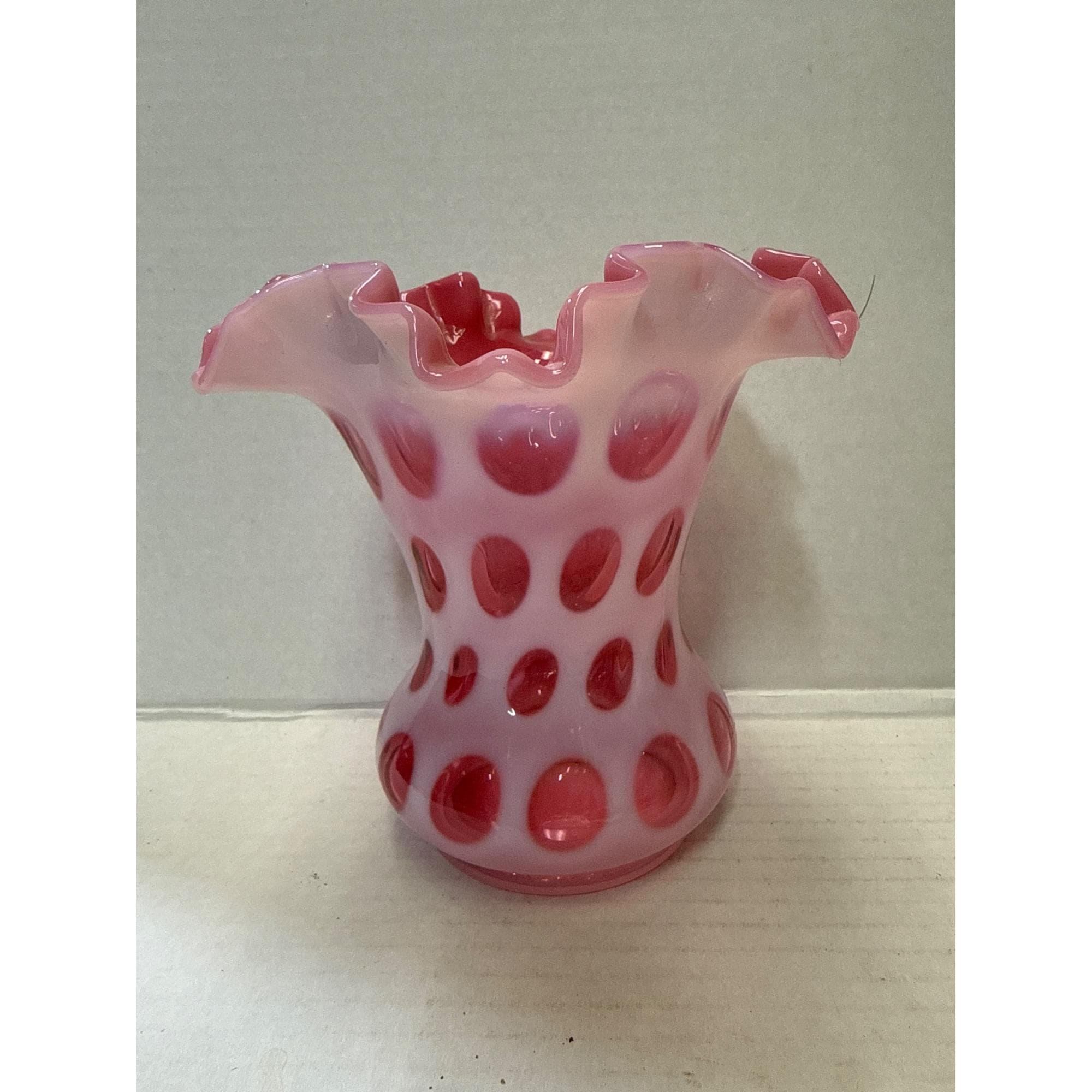 Fenton Pink Coin Dot - Etsy
