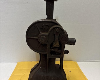 Antique TK Simplex No. 41 Railroad Jack w/ Brass Tag Collectible