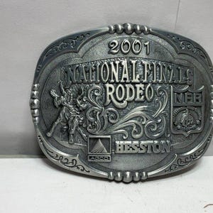 2001 Hesston NFR National Finals rodeo riemgesp vintage westerncowboy collectible PRCA