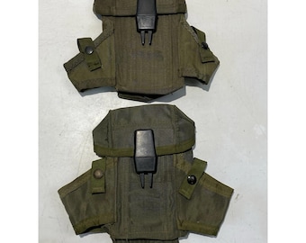2 estojos militares americanos Alice LC-1 M16 30RD para munição de armas pequenas, estojo verde OD