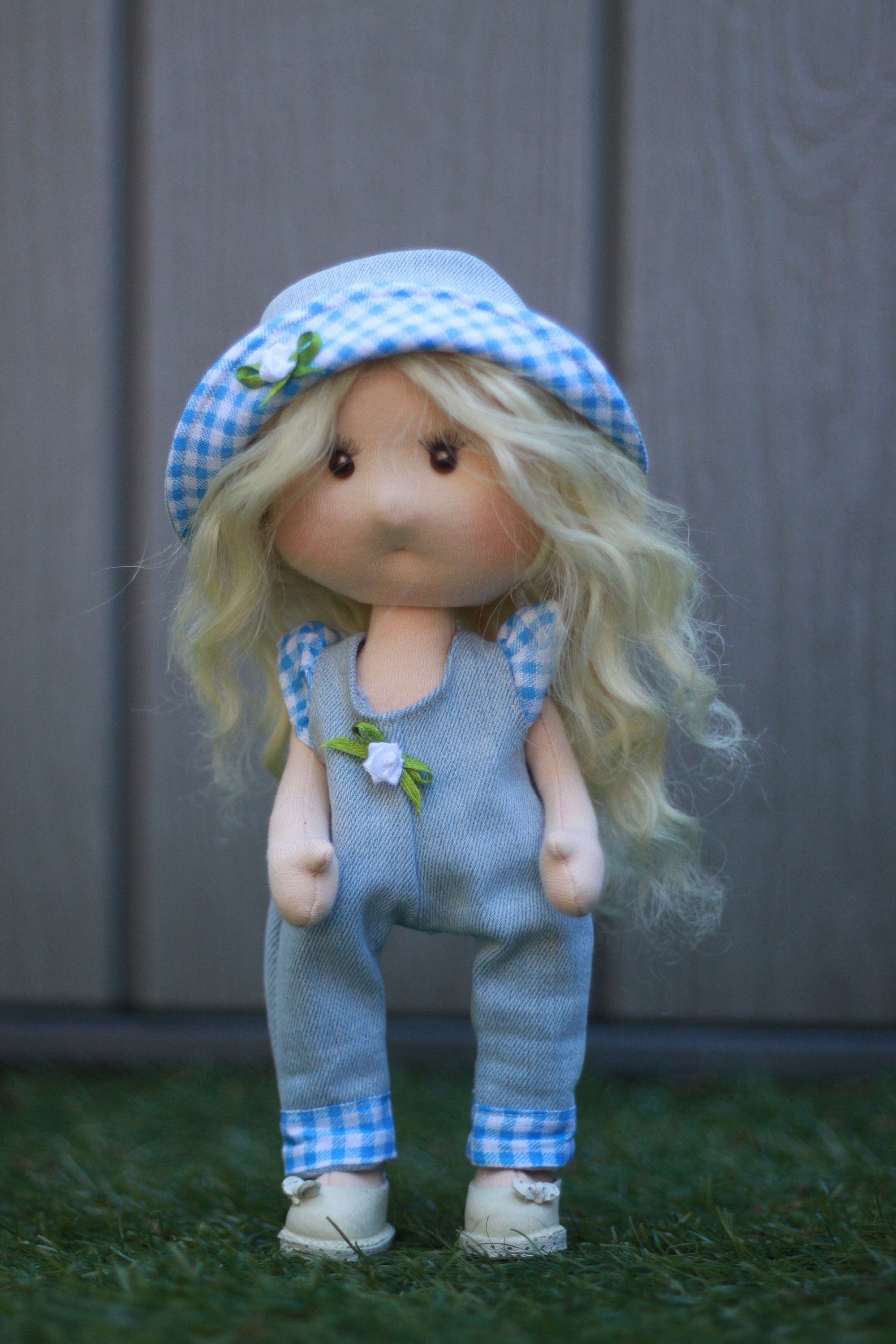 Charlotte (Handmade Textile Doll Tilda, including two outfits)