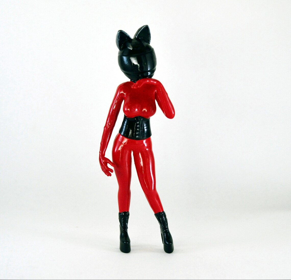Magnet 3D printed erotic figurine 43 Sexy girl in red | Etsy