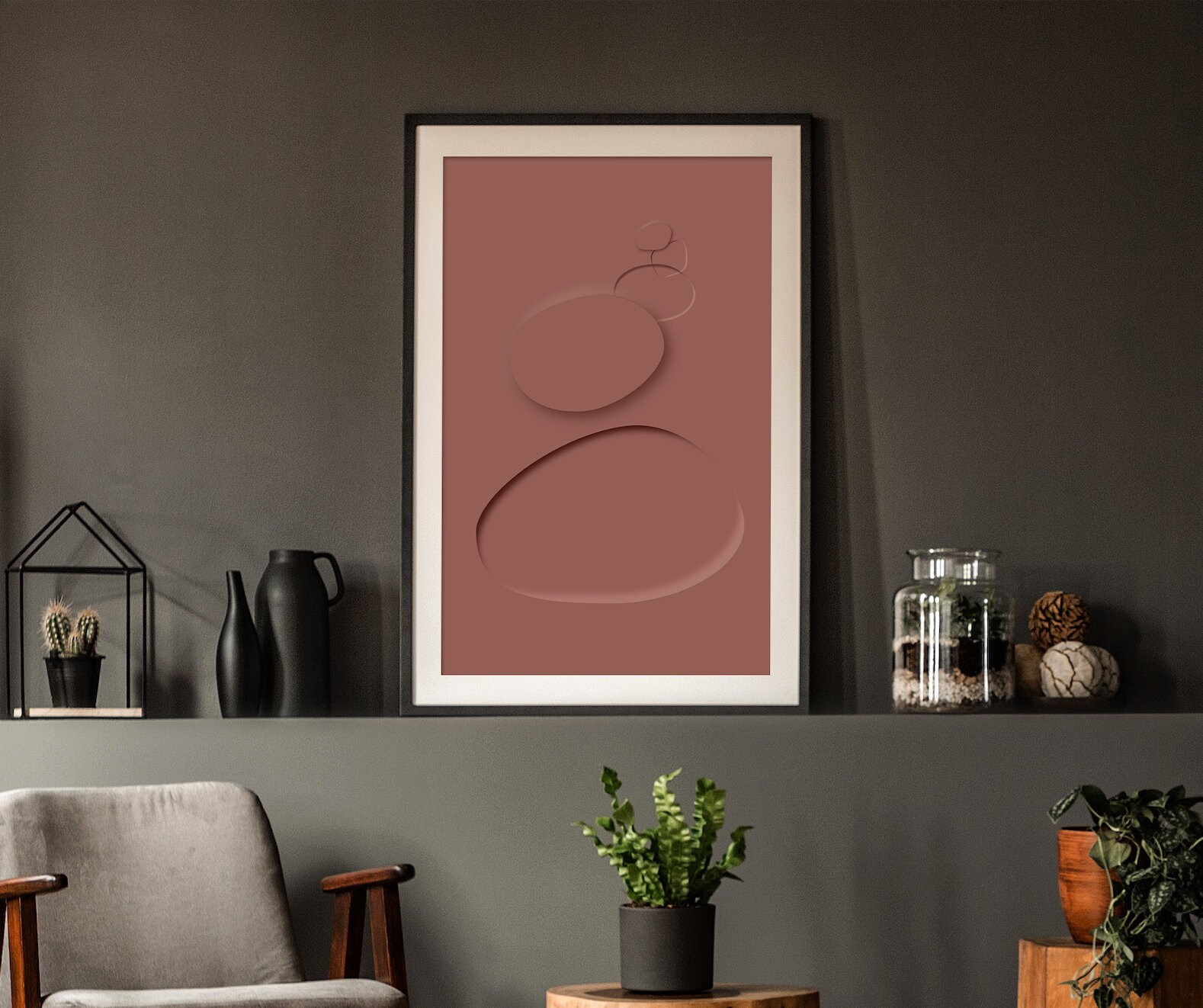 Zen Modern Digital Download Wall Print Mauve Wall Art Etsy Singapore