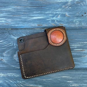 Billetera EDC, mini billetera, billetera de cuero, tarjetero, billetera minimalista delgada, billetera personalizada, billetera pequeña, billetera minimalista, billetera segura