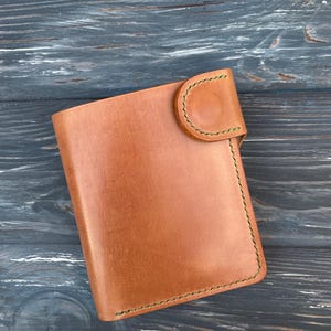 Carteira personalizada Shell Cordovan, carteira EDC, carteira minimalista, carteira de couro dobrável, carteira para cartão, carteira premium, carteira segura
