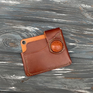 Billetera EDC, mini billetera, billetera de cuero, tarjetero, billetera pequeña minimalista, billetera personalizada, billetera pequeña, billetera minimalista, billetera segura