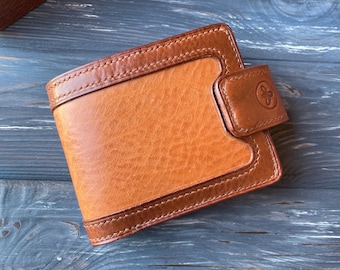 Cartera plegable de cuero personalizada, cartera plegable, cartera premium, cartera segura, cartera linda, cartera exclusiva, cartera hecha a mano