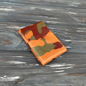 Billetera EDC, mini billetera, billetera de cuero, tarjetero, billetera minimalista, billetera personalizada, billetera pequeña, billetera minimalista, billetera segura.