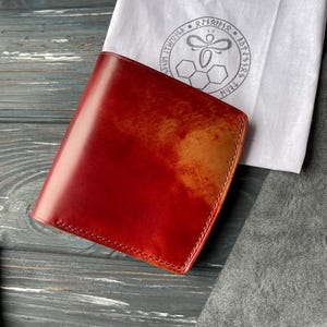 Carteira shell cordovan carteira personalizada carteira feminina carteira minimalista carteira bifold carteira edc carteira premium carteira fofa carteira segura