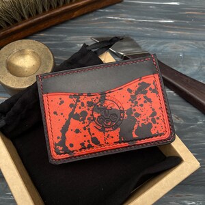 Tarjetero, billetera EDC, tarjetero de cuero, mini billetera, billetera pequeña, billetera delgada, billetera personalizada, billetera minimalista, billetera segura.