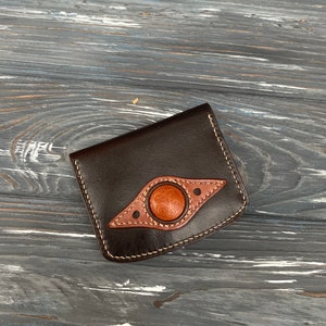 Portefeuille Edc mini portefeuille en cuir porte-cartes porte-cartes petit portefeuille minimaliste portefeuille personnalisé portefeuille mince portefeuille minimal portefeuille sécurisé