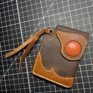Billetera EDC, mini billetera, billetera de cuero, tarjetero, billetera pequeña minimalista, billetera personalizada, billetera pequeña, billetera minimalista, billetera segura