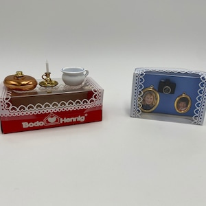 Bodo Hennig accessoires, Bodo Hennig miniatuur, Bodo Hennig Poppenhuis, accessoires poppenhuis