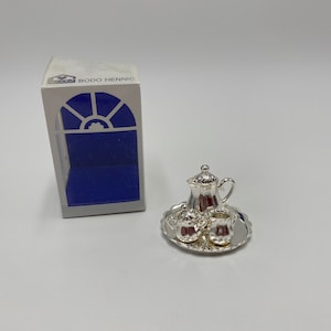 Bodo Hennig, Bodo Hennig tee set, tee set miniatuur, 1:12, poppenhuis.