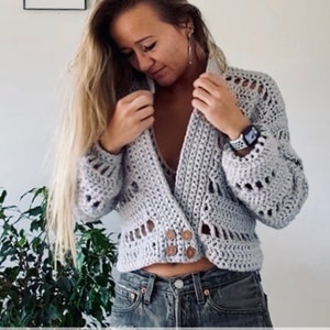 Pass the Dulcie Cardigan - Crochet pattern (PDF)