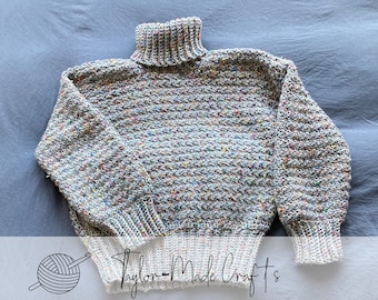 Patrón de crochet para suéter Suzie (pdf + tutoriales con imágenes y vídeos)