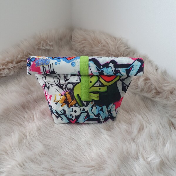 Wetbag schwimmen, Geschenk zur Einschulung, Badetasche für Teenager, coole Geschenke für Jungs, Graffiti Accessoires, Graffiti Tasche