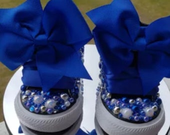 GUMBALL Rhinestone Converse, Children Custom Sneakers, Bling Converse, Pearl Converse, Swarovski Converse, Bling Shoes