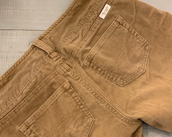 pantalon en velours côtelé brun vintage d’Abercrombie