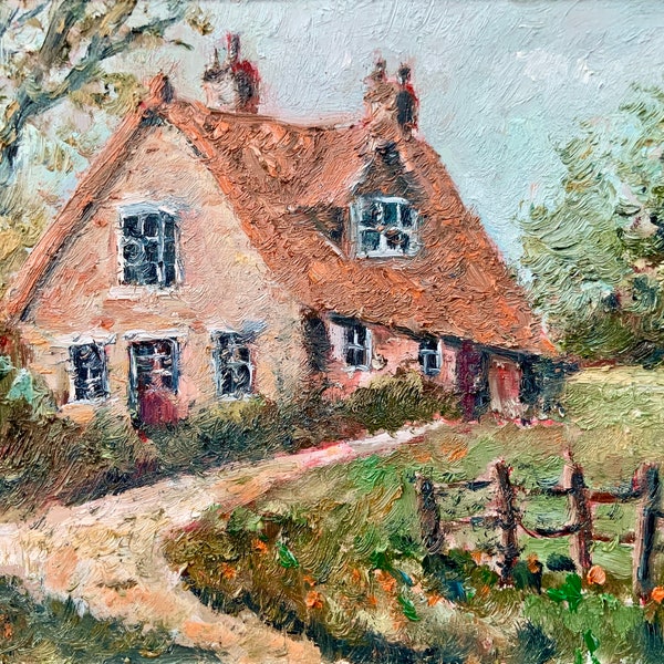 Painting of Cottage - Etsy