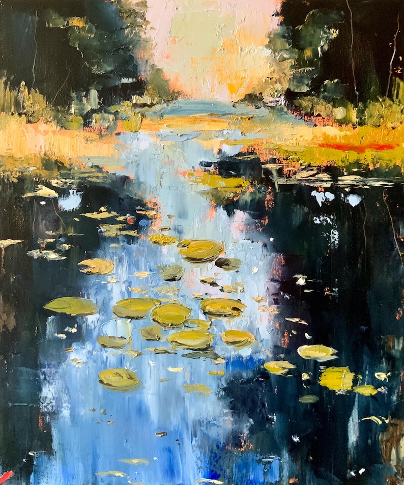 Killarney National Park Art Ireland Painting, Irish Lake Original Art ...