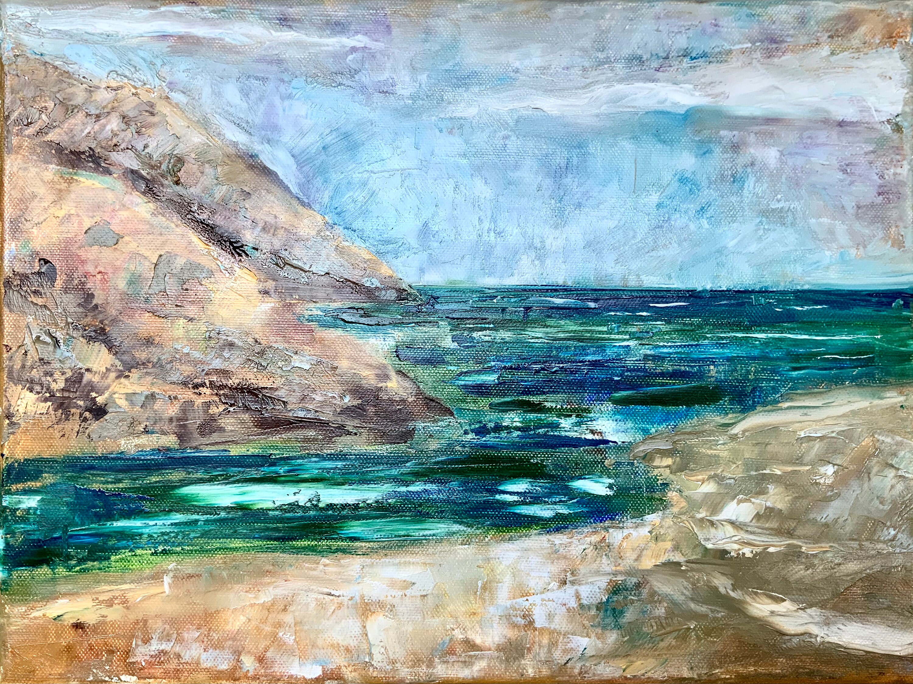 Laguna Beach Artwork California Original Art Tropical Wall Art Etsy