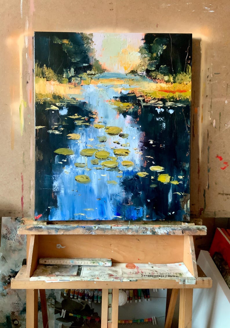 Killarney National Park Art Ireland Painting, Irish Lake Original Art ...