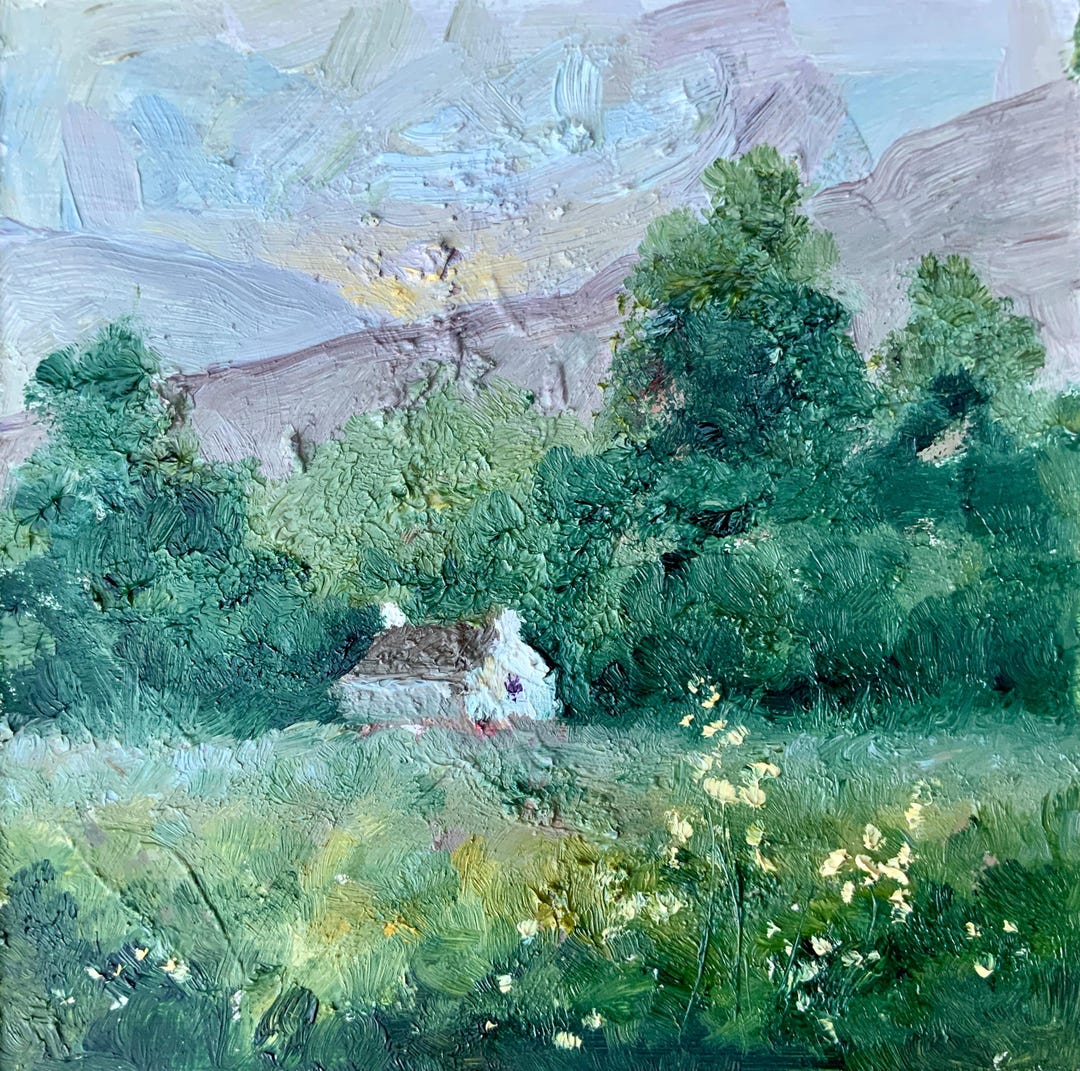 アイルランドのコテージペインティング：アレクサンドラ・ヤゴダによる