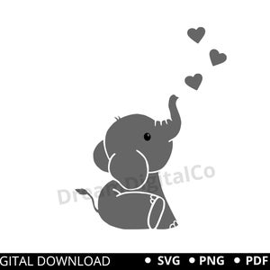 Baby Elephant svg png Baby Boy, Baby Girl,  Elephant Baby Shower Shirt, Cute Elephant cut Files for Cricut Silhouette Vinyl Iron
