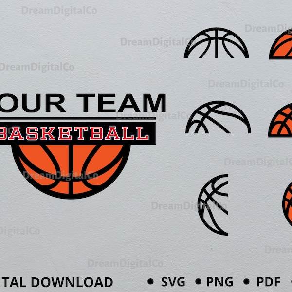 Basketball SVG Bundle, diy Basketball Team Shirt Design, Basketball Mom, Basketball Shirt svg, Sports, Cut File, Basketball Team Shirt PNG