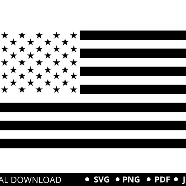 American flag svg, Us flag svg, USA flag clipart, US flag clipart, Cut File, American flag png, US flag Cricut and Silhouette