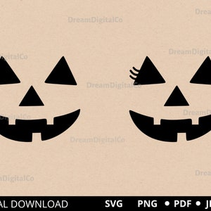 Halloweenpumpansikte, manlig och kvinnlig Jack O'Lantern med ögonfransar, pumpansikte med ögonfransar vektorklippsfil Halloween SVG, PNG