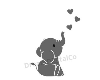 Free Vinyl Elephant Svg 605 SVG PNG EPS DXF File