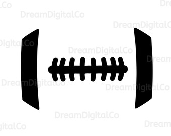 Football Laces SVG, Football stitches,  Football Svg, Football Laces Cut Files, Football Silhouette Cut File, Football PNG
