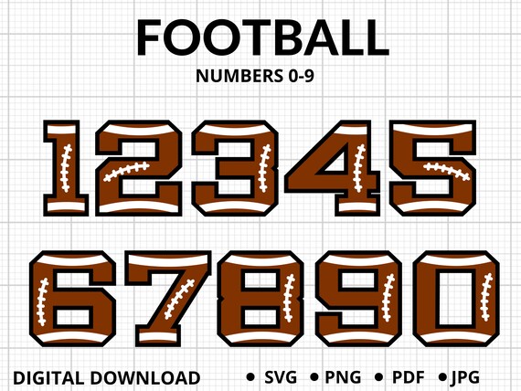 Football Iconic Numbers