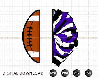 DIY Cheer Mom Svg, Football Mom Svg, Cheerleader SVG, Football Mama Svg, Football Mom Shirt, Cheerleader Mom Svg, Football Season PNG