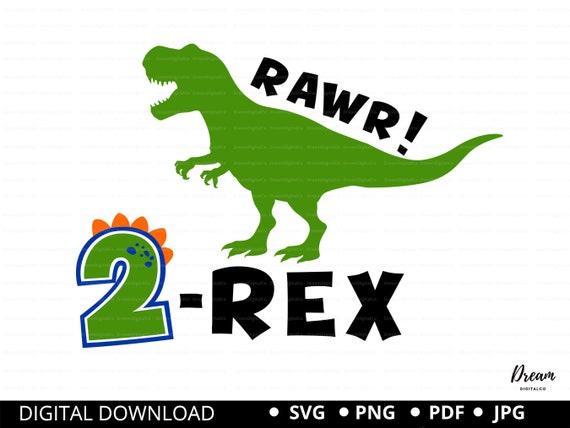 Kids Birthday Shirt T Rex 2nd Birthday Dinosaur T Shirt For Boys Kids Birthday Shirt T Rex 2nd Birthday Dinosaur T Shirt For Boys