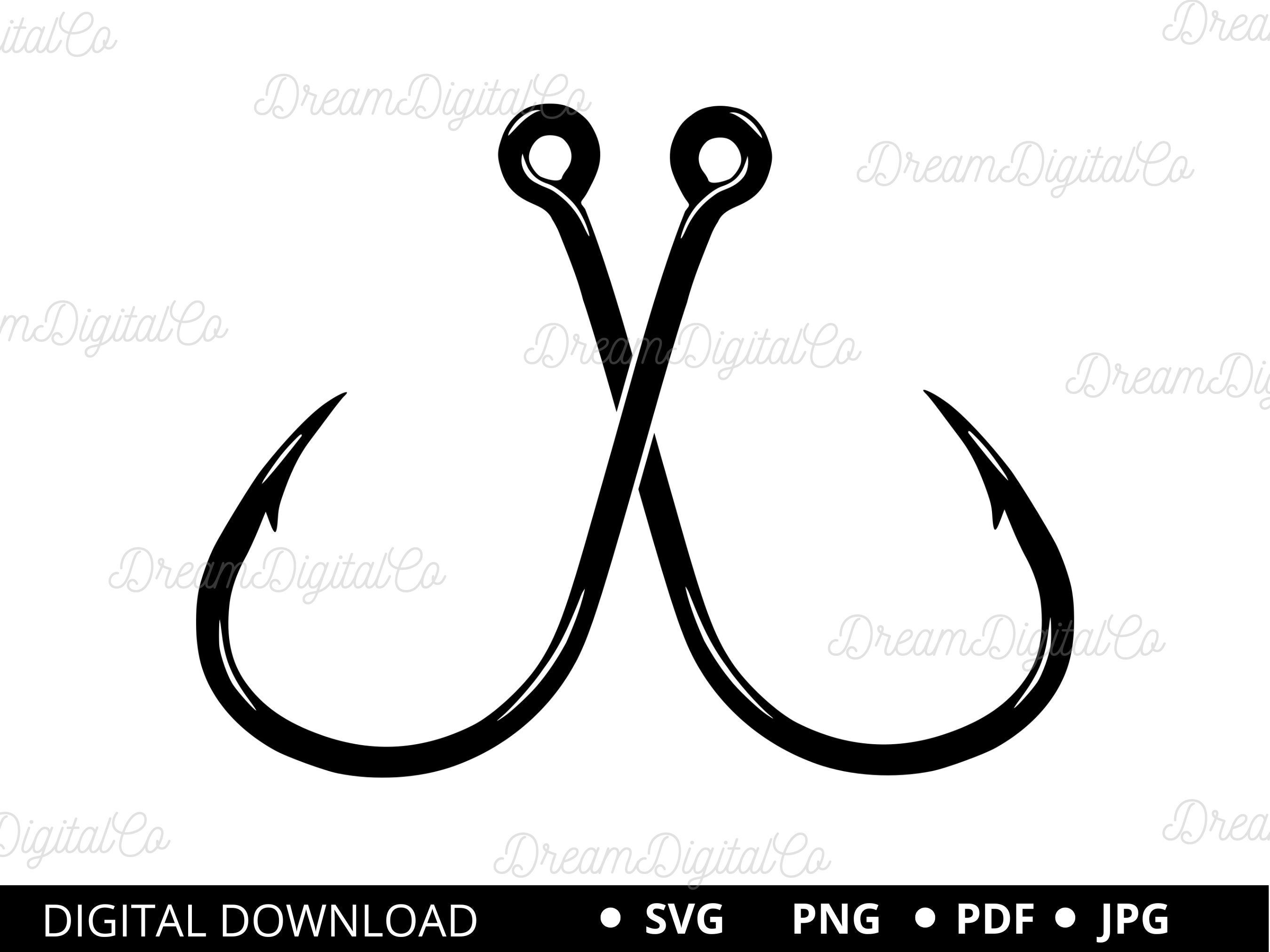 Fishing Hook Logo 