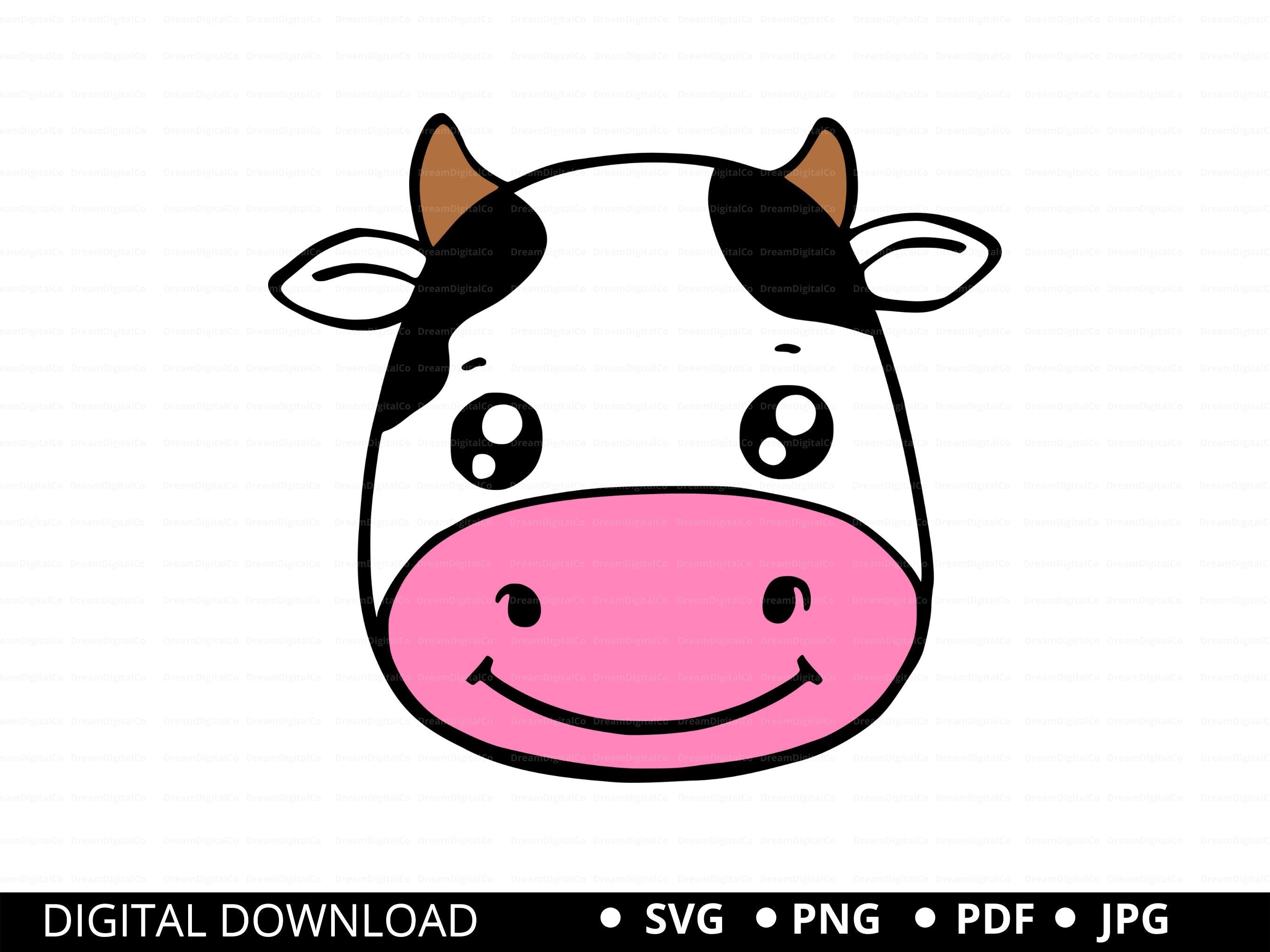 Cute Cow Face Svg - Etsy Cute Cow Face Svg - Etsy