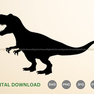 Tyrannosaurus Rex Svg, T-Rex Dinosaur Svg T-Rex Svg, Dinosaur Clipart png, Kids Dinosaur Svg,  Dino Svg Cut Files