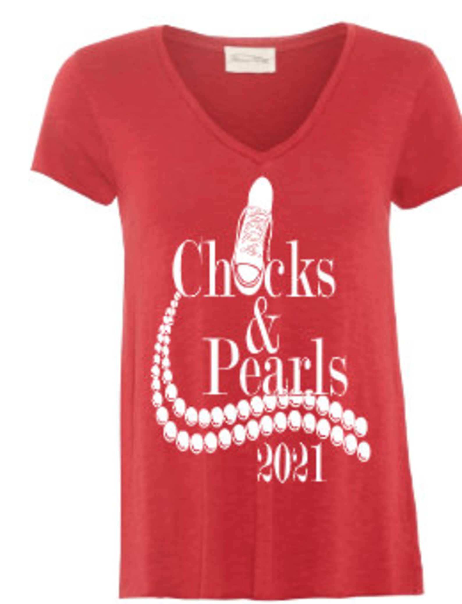 Chucks & Pearls TShirt Etsy