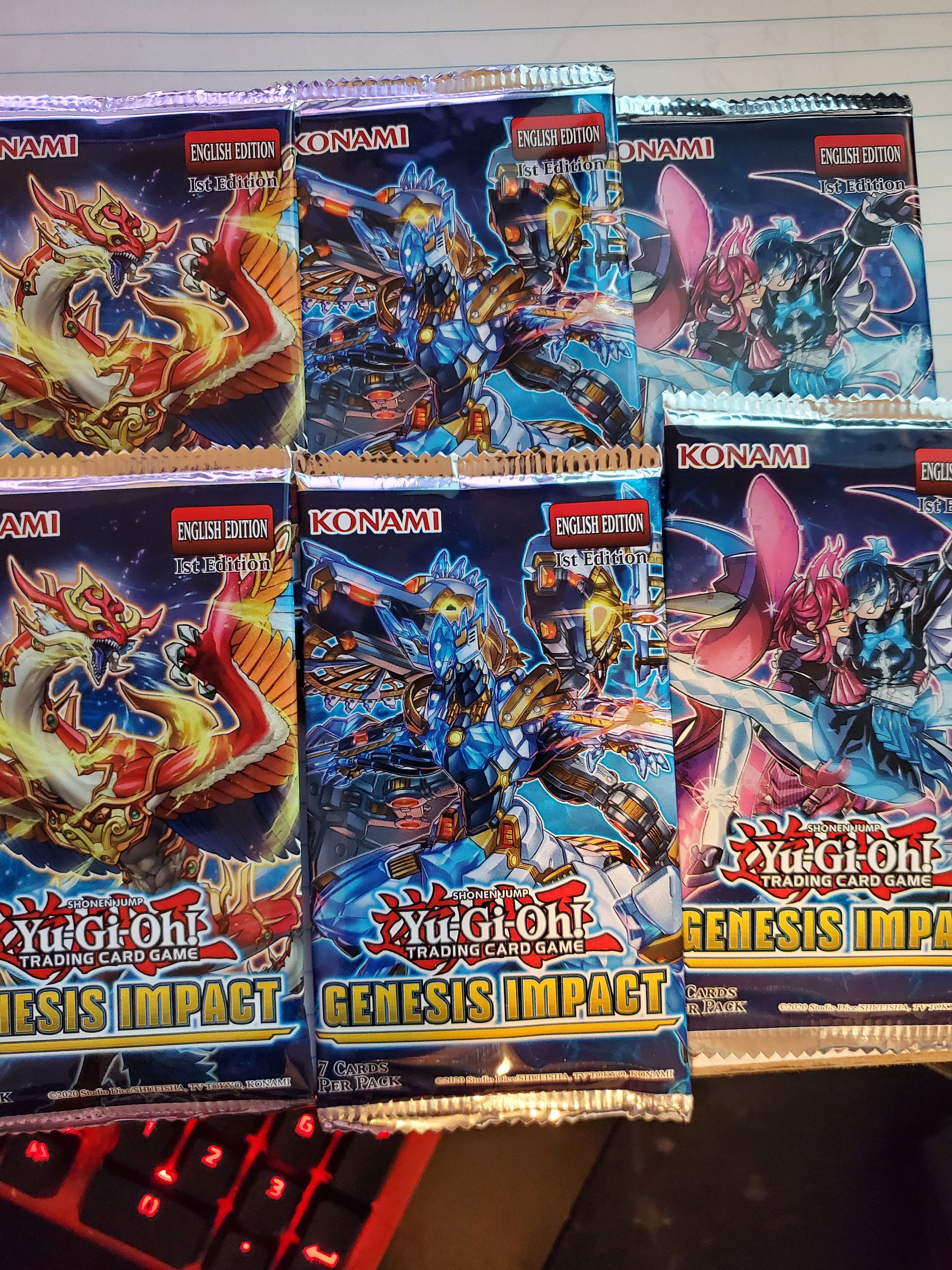 yugioh genesis impact booster box Yu-Gi-Oh! Trading Card Game: Genesis Impact Booster Pack (7 Cards) main image 0